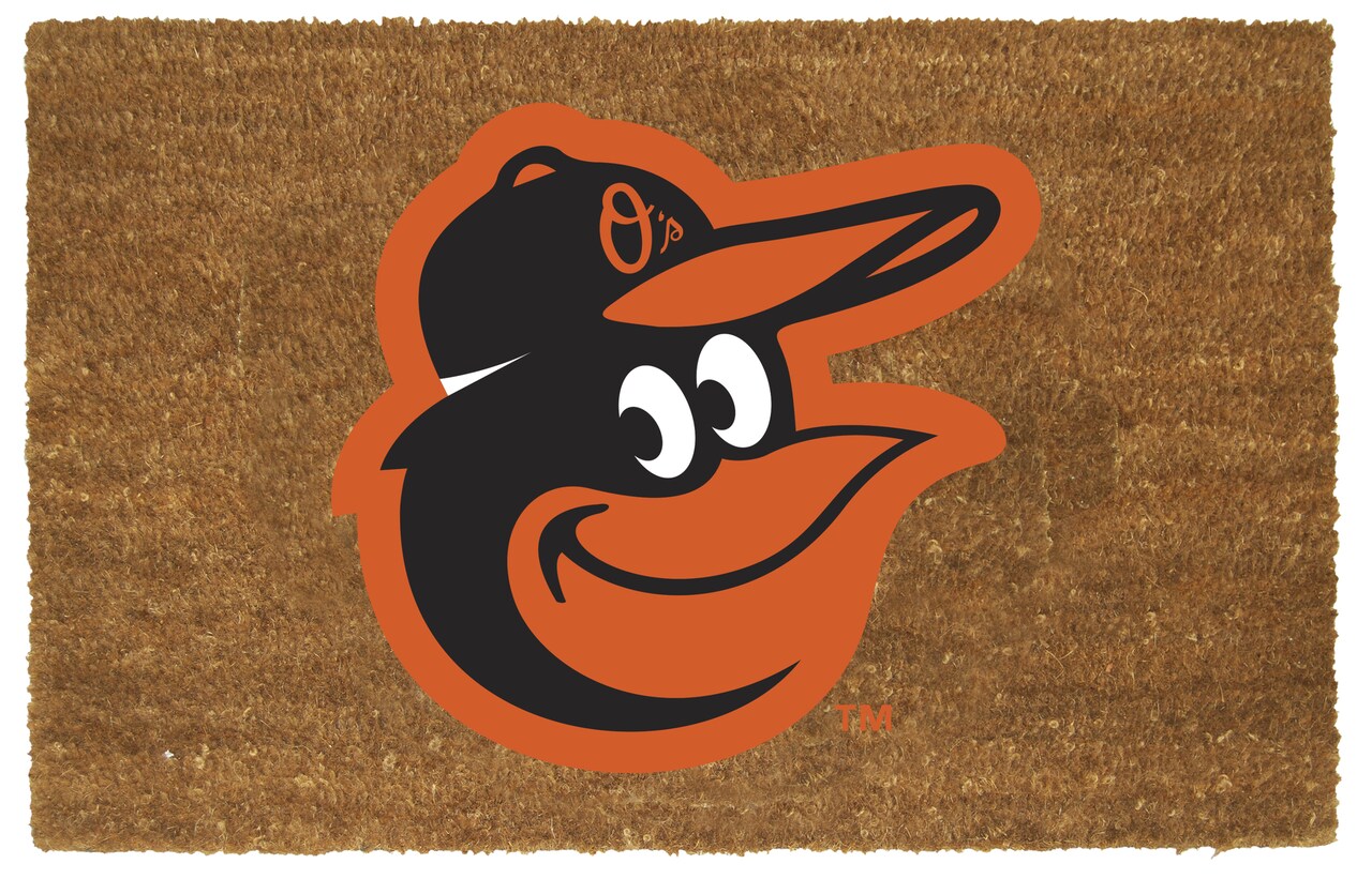 The Memory Company MLB Baltimore Orioles Rectangular Coir Door Mat 29.5" x 19.5"